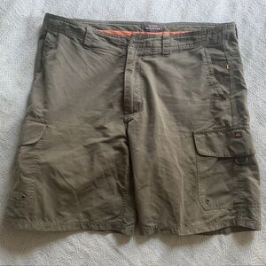 QUIKSILVER Men's Waterman Collection Flat Front Chino Short, Olive, Size 36